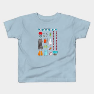 Swimming Gear Kids T-Shirt